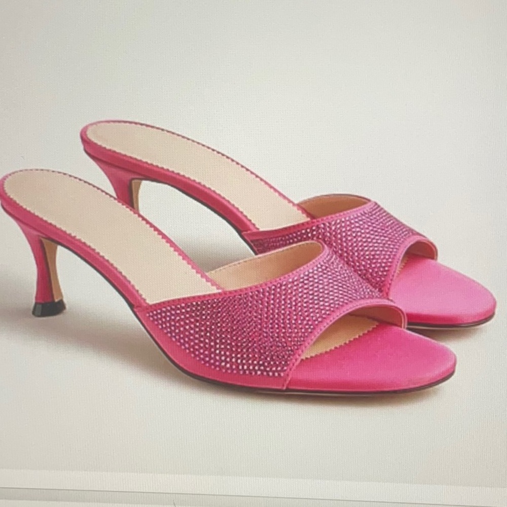 Violeta made-in-Italy Sandals With Crystals